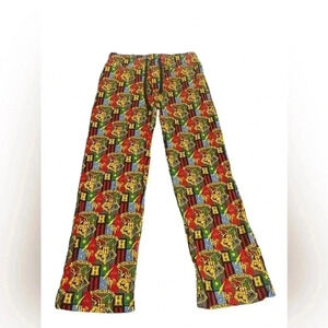 Harry Potter Men's Hogwarts 4 Houses Crest Pajama Pants Men’s size Large